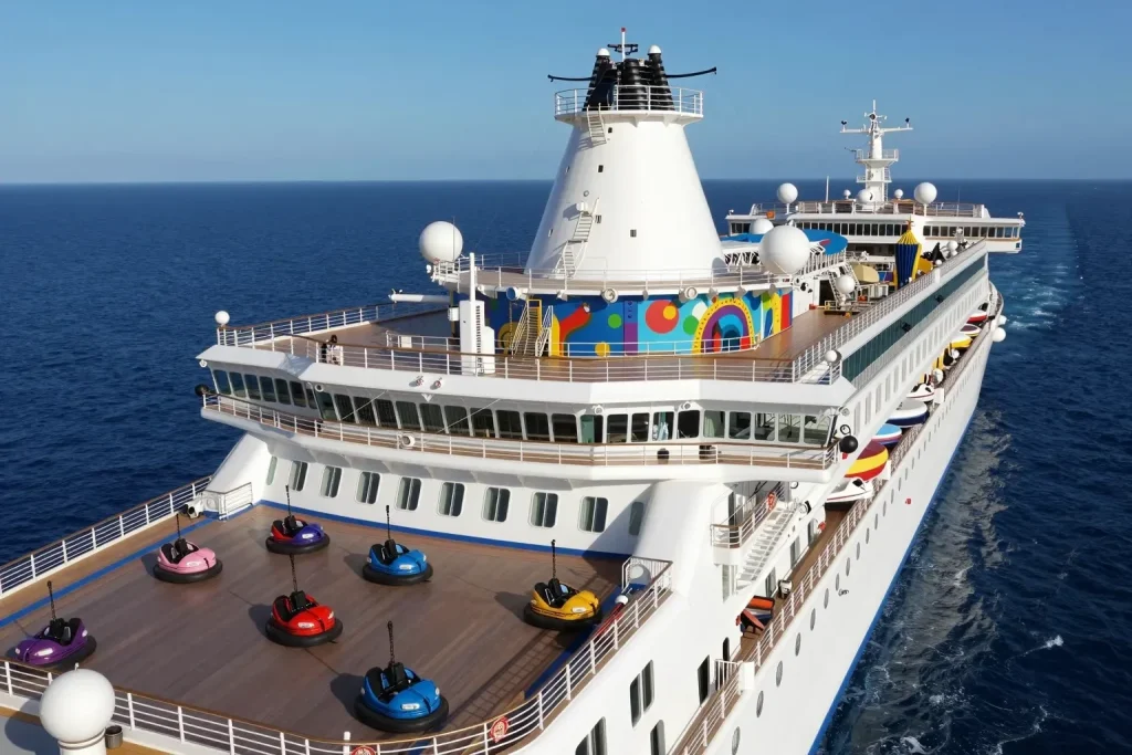 Which royal caribbean ships have bumper cars